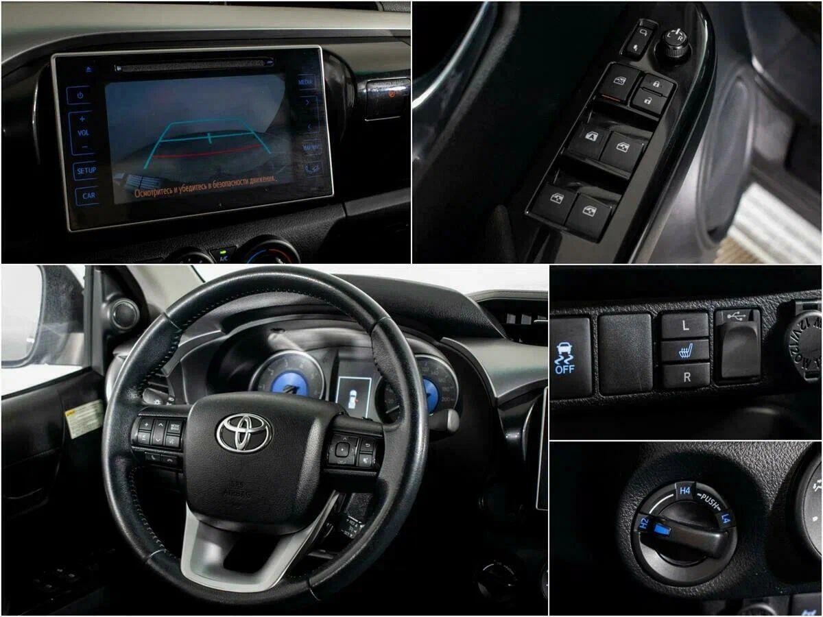 Toyota Hilux 2017, серый