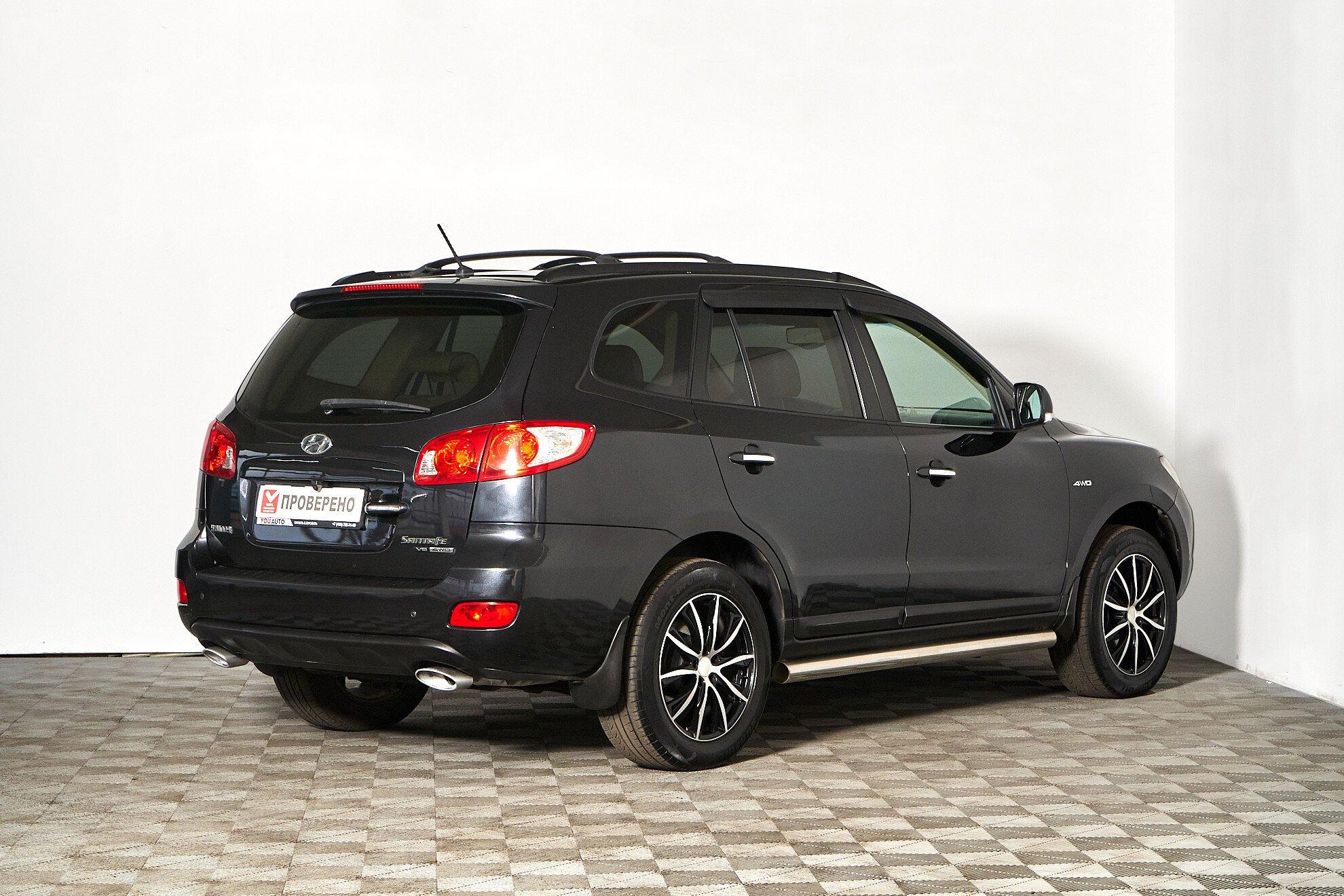 Hyundai Santa Fe 2008, черный