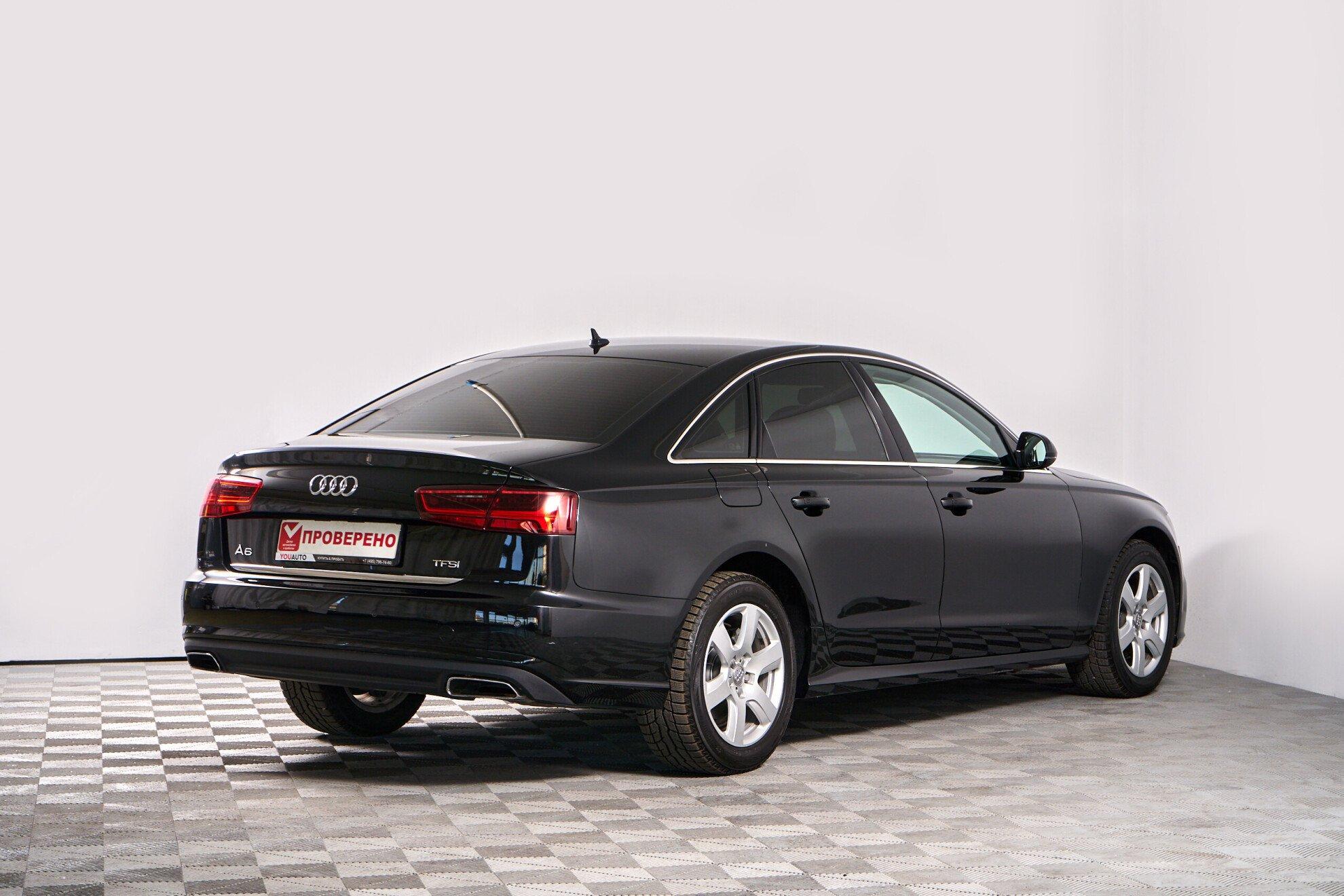 Audi A6 2017, черный