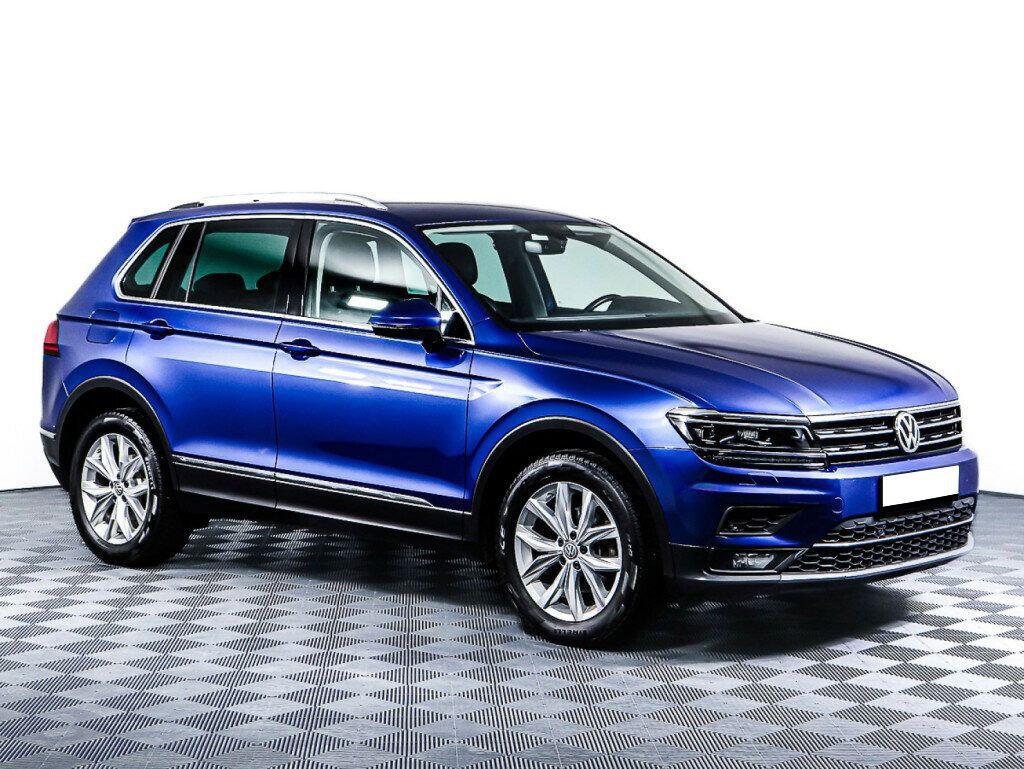Volkswagen Tiguan 2019, синий