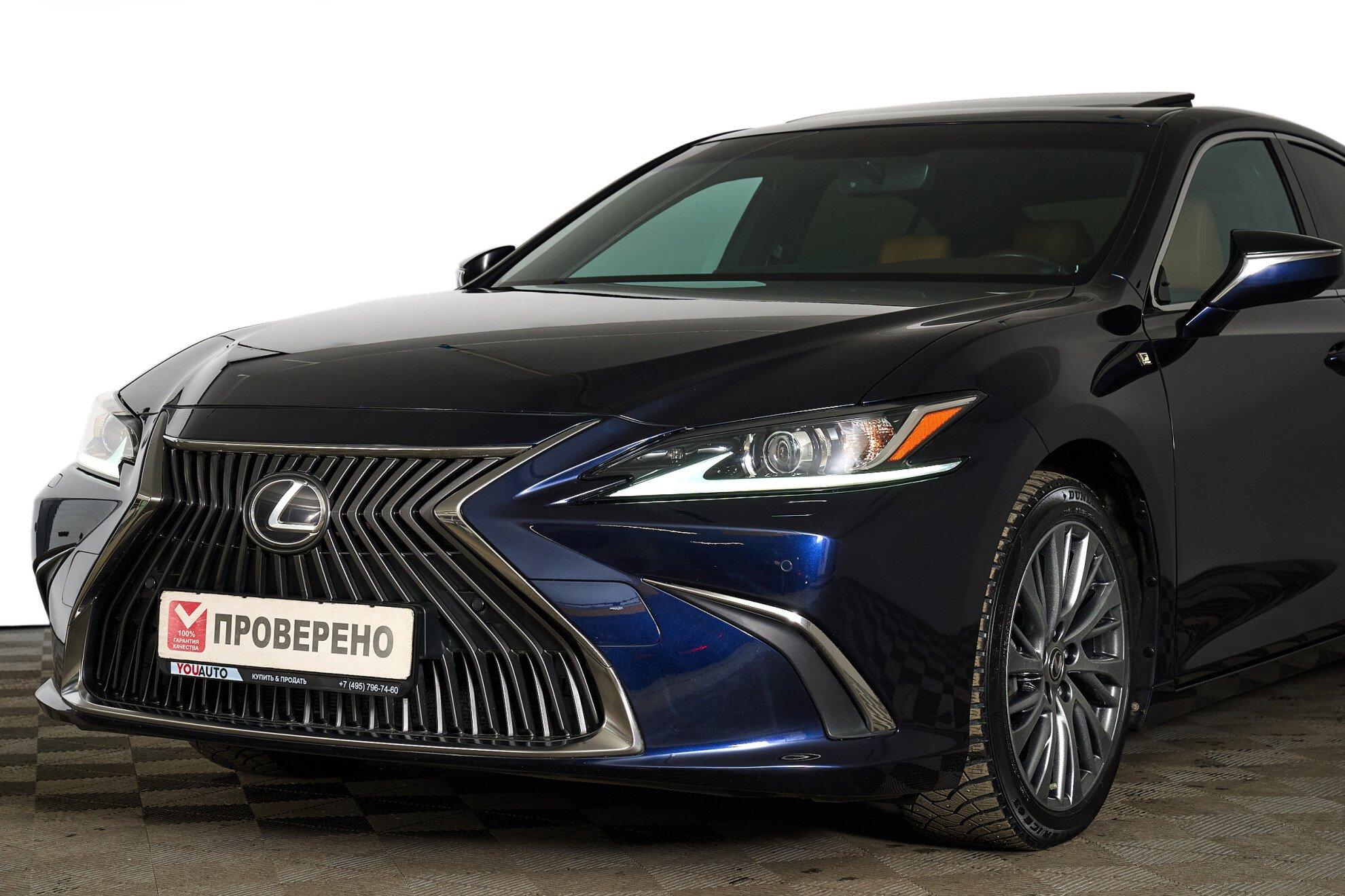 Lexus ES 2018, синий