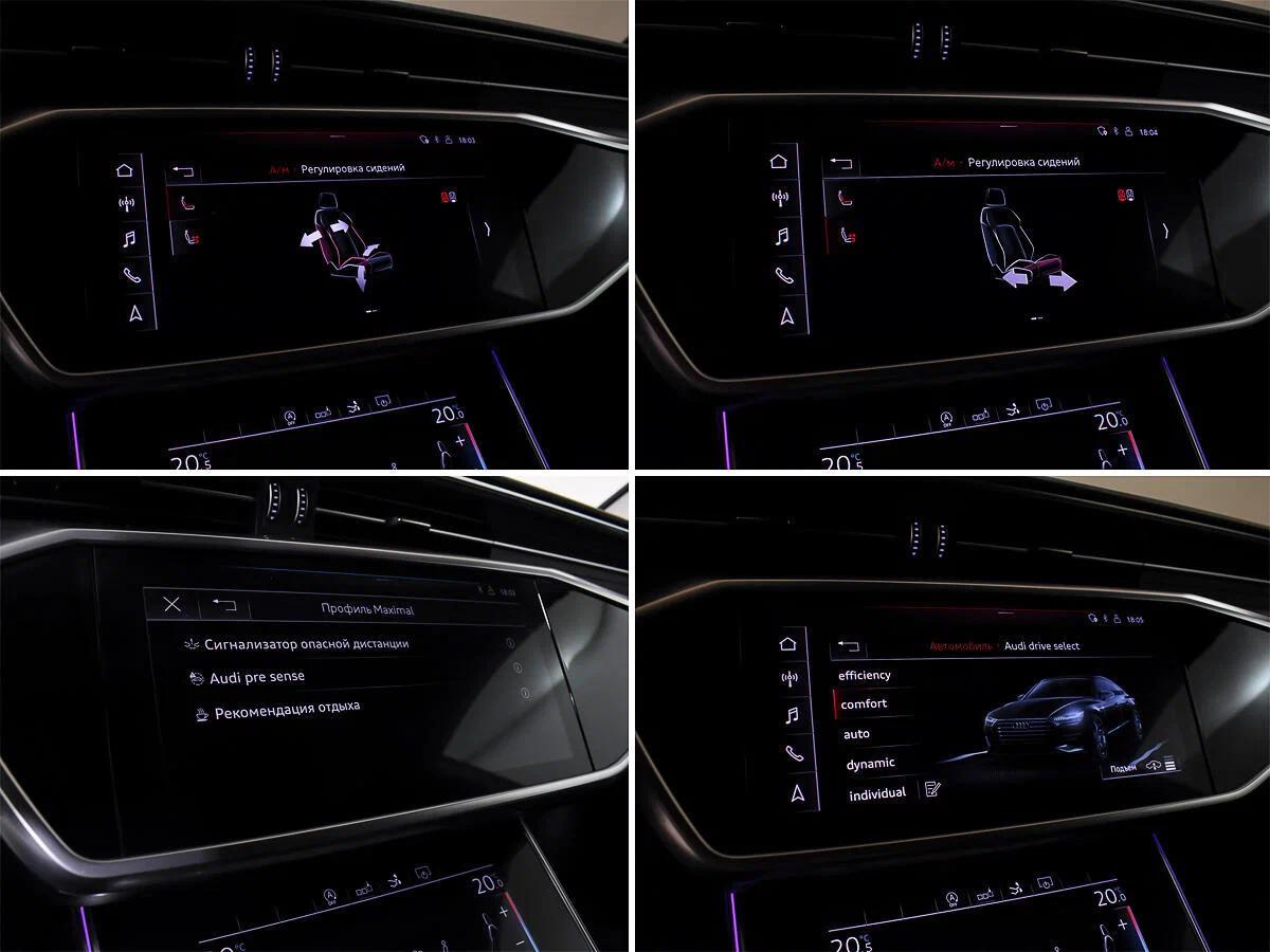 Audi A7 2020, черный