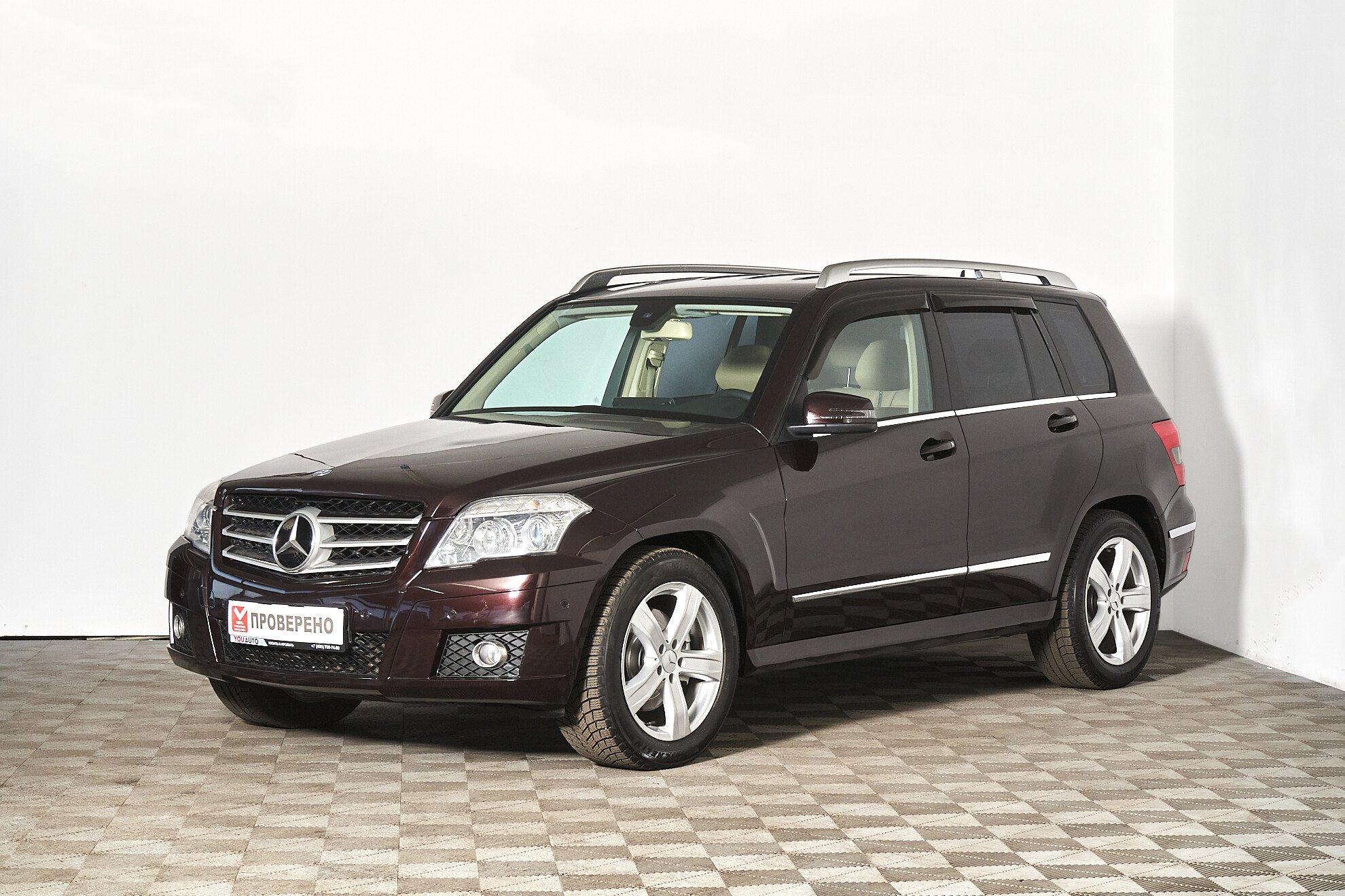 Mercedes-Benz GLK-Класс 2010, коричневый