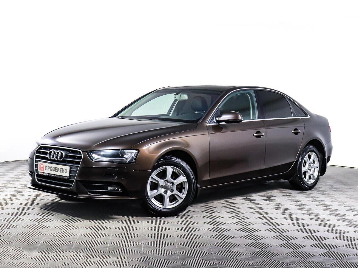 Audi A4 2015, коричневый