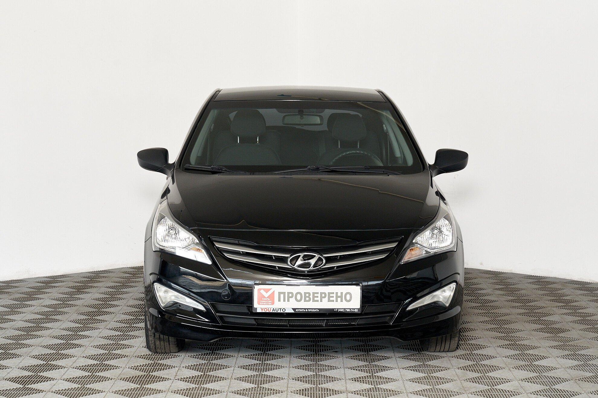 Hyundai Solaris 2016, черный