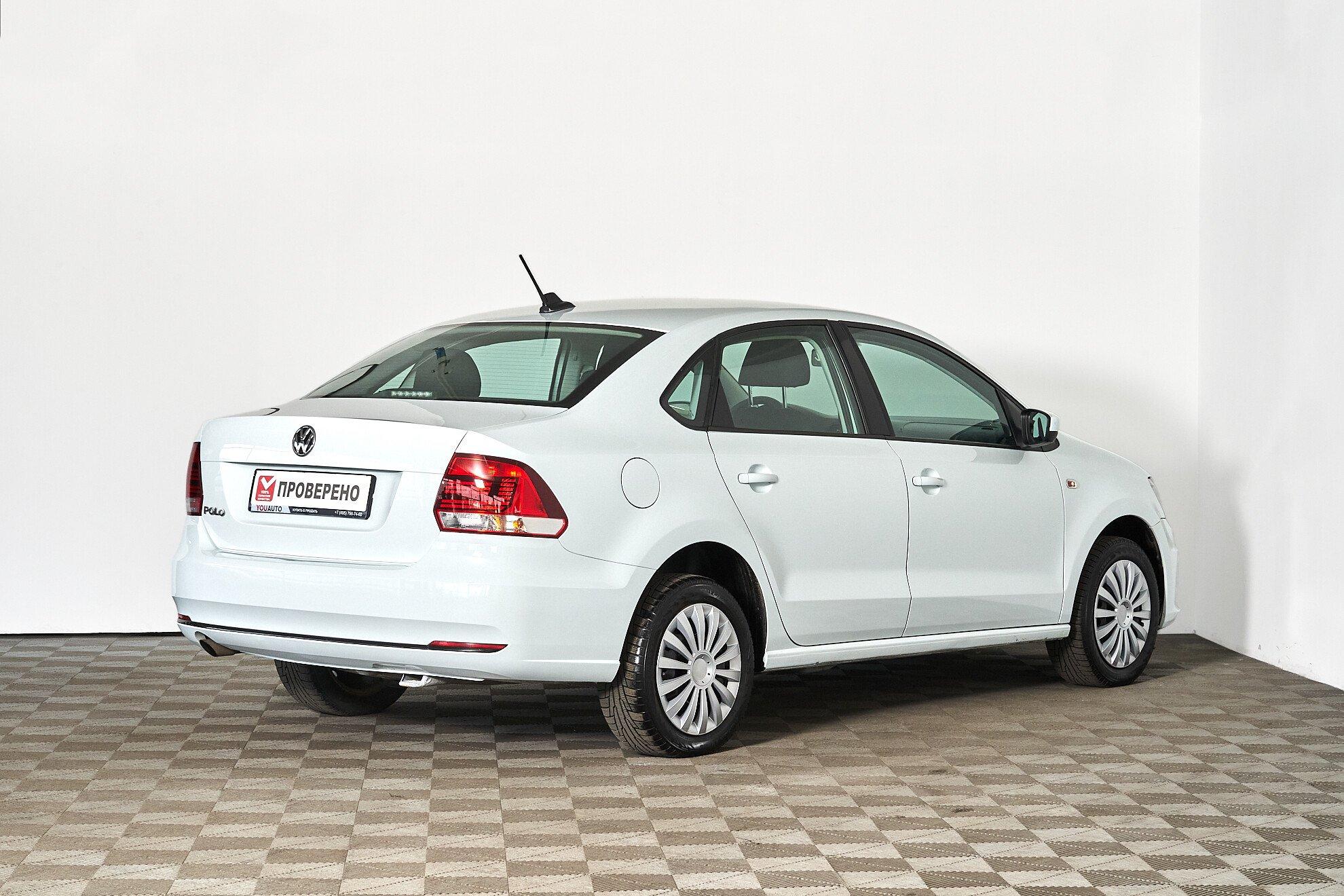 Volkswagen Polo 2017, белый