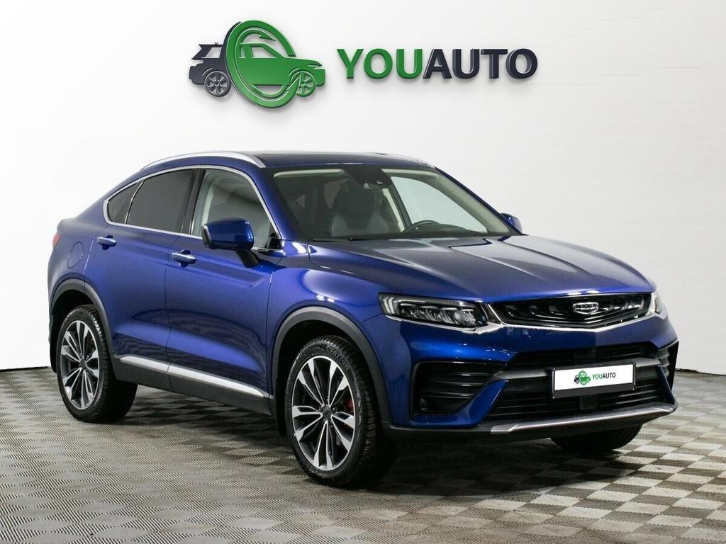 Geely Tugella 2021, синий
