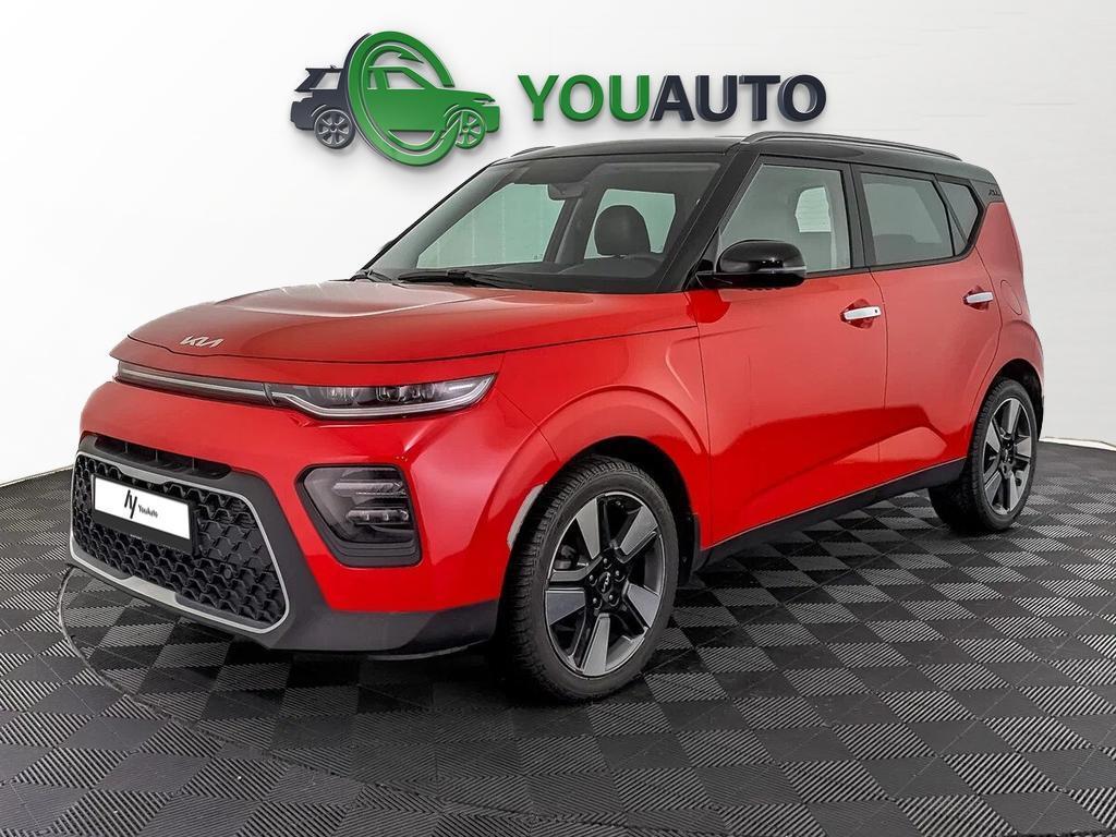 Kia Soul 2022, красный