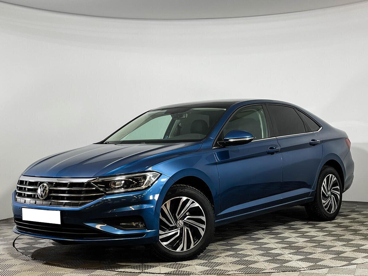 Volkswagen Jetta 2021, синий