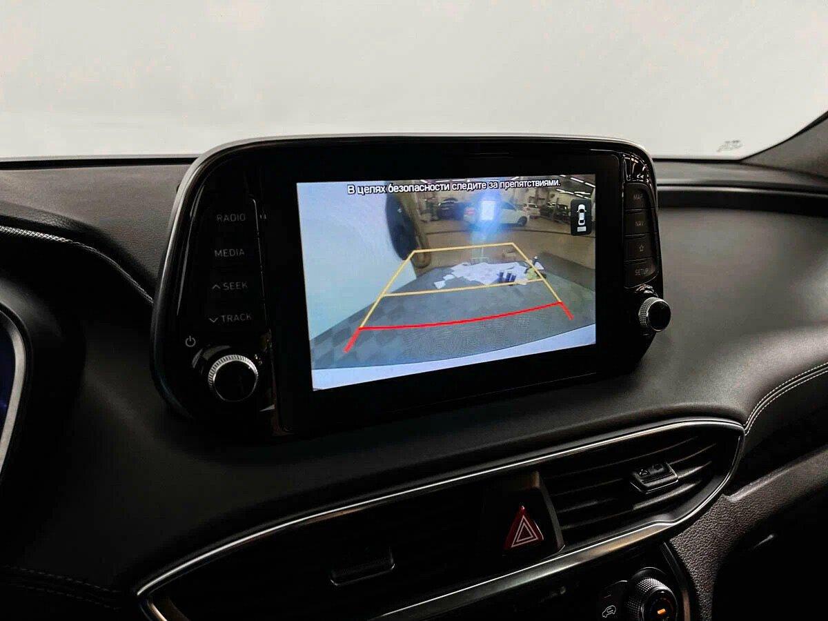 Hyundai Santa Fe 2018, белый