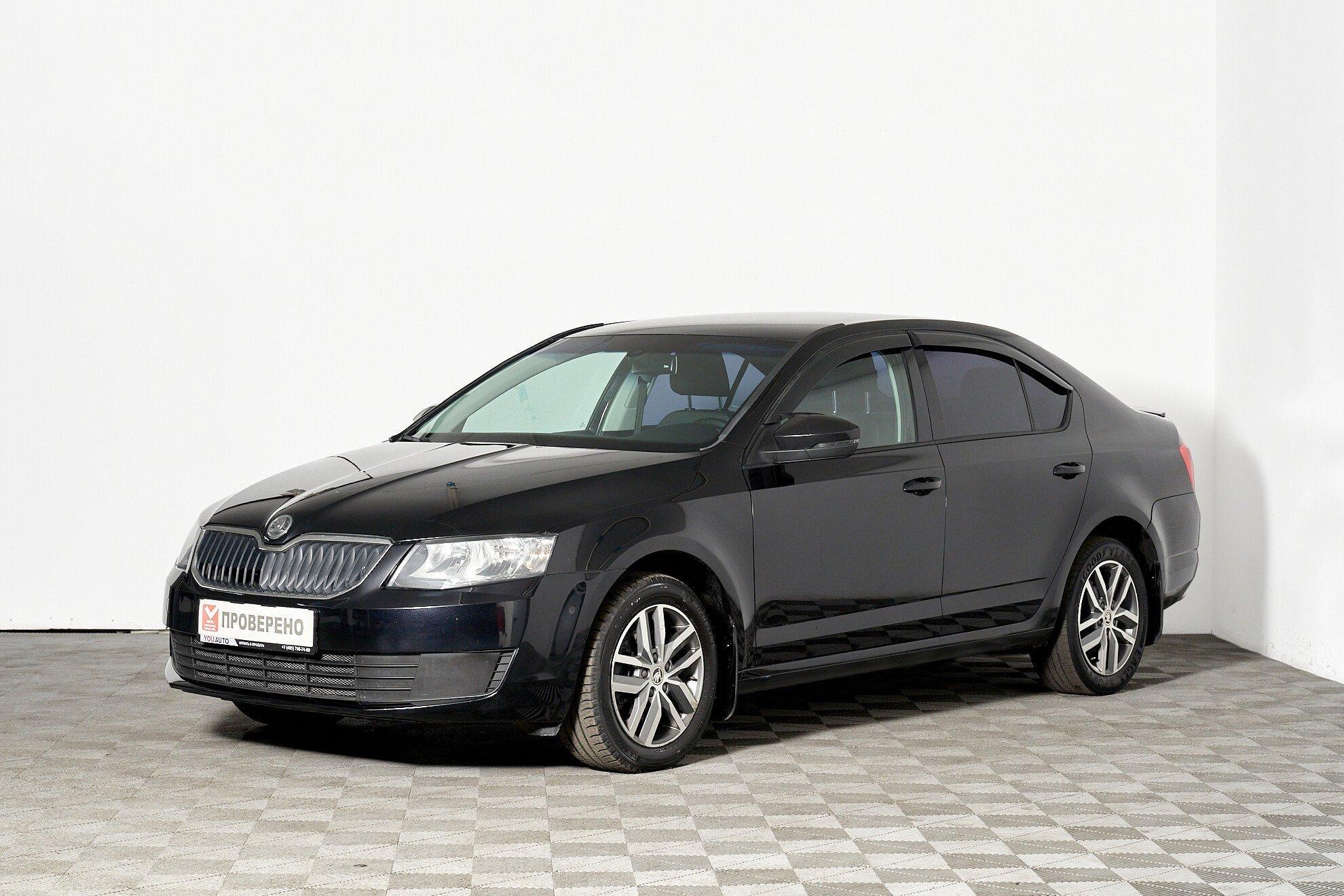 Skoda Octavia 2014, черный
