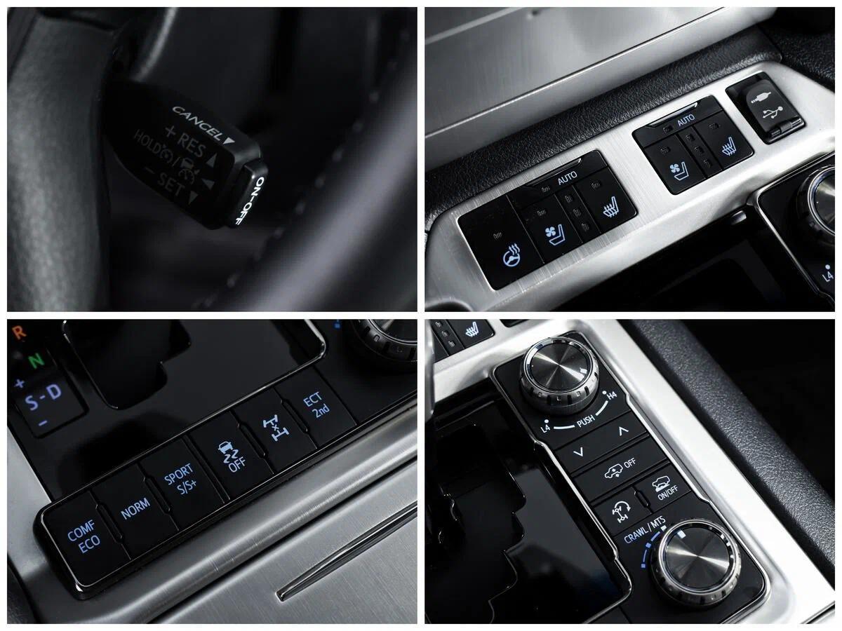 Toyota Land Cruiser 2019, черный