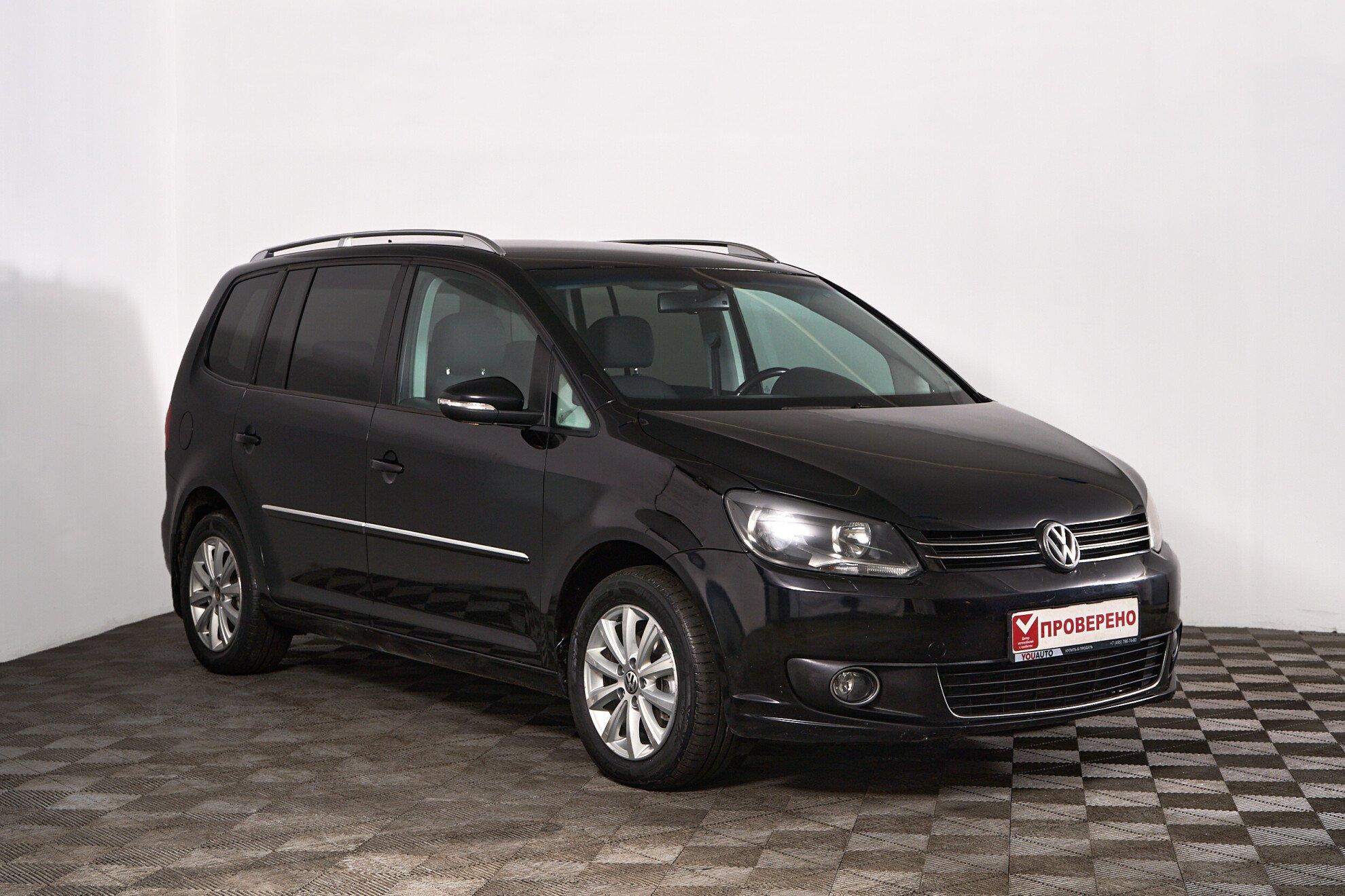 Volkswagen Touran 2012, черный