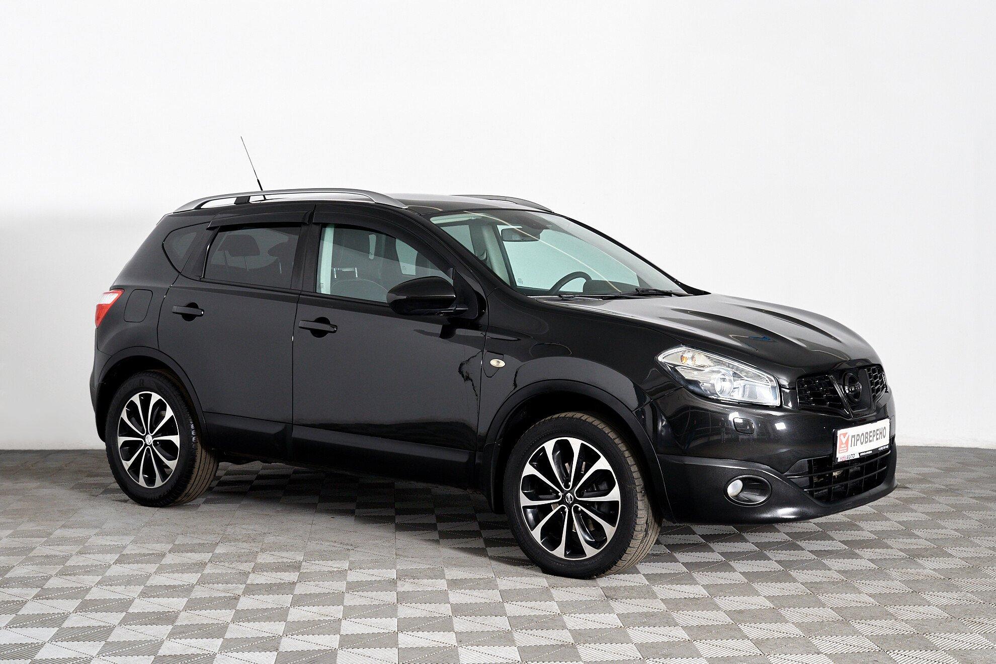 Nissan Qashqai 2012, черный