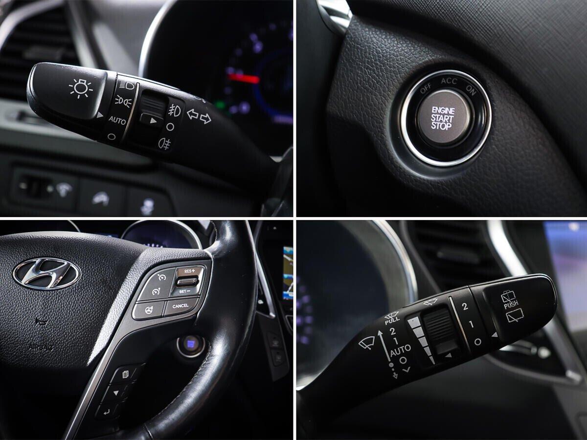 Hyundai Santa Fe 2015, серебряный
