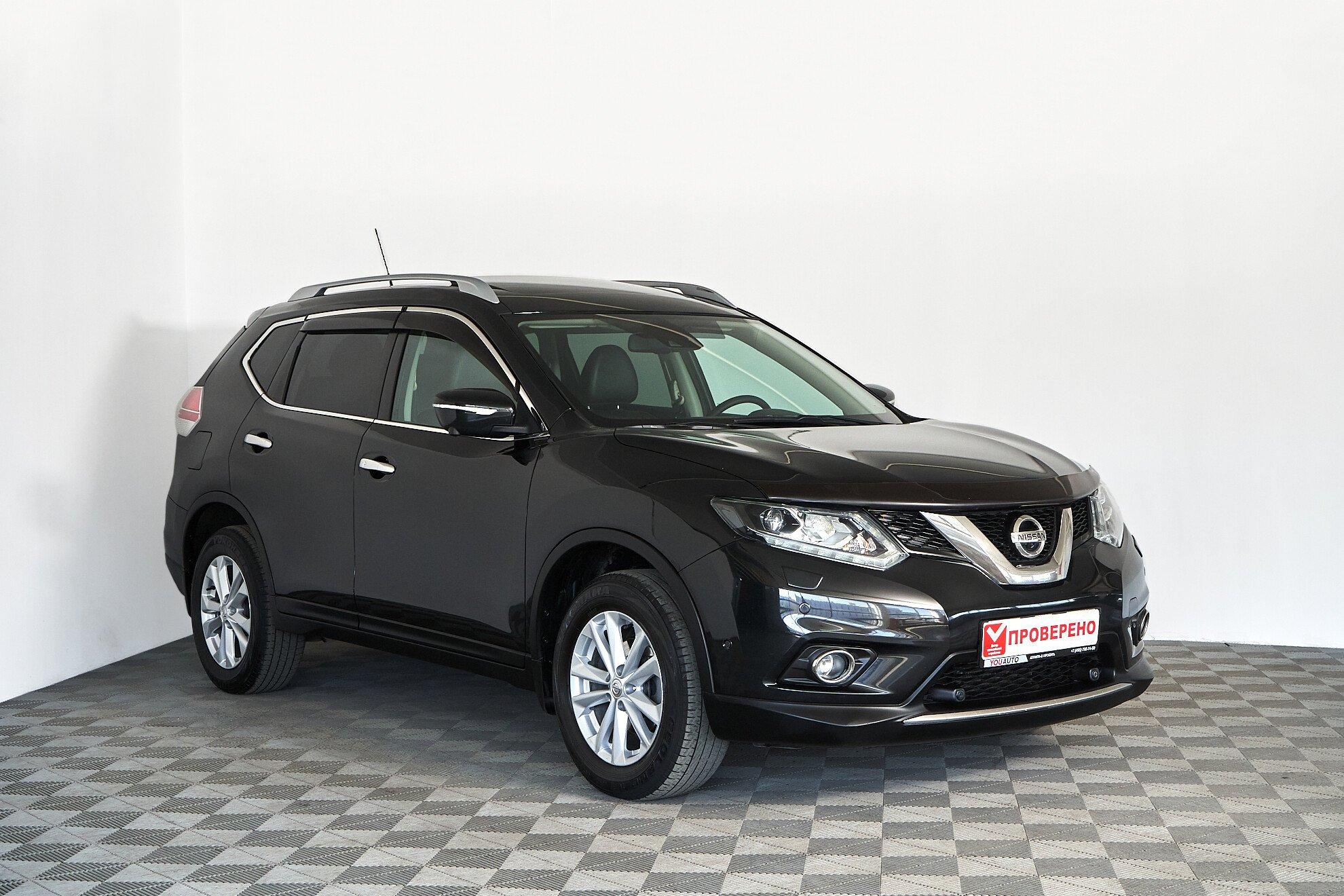 Nissan X-Trail 2017, черный