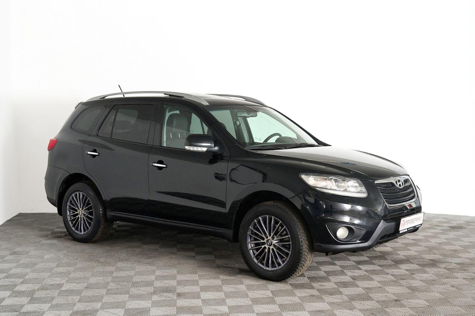 Hyundai Santa Fe 2011, черный