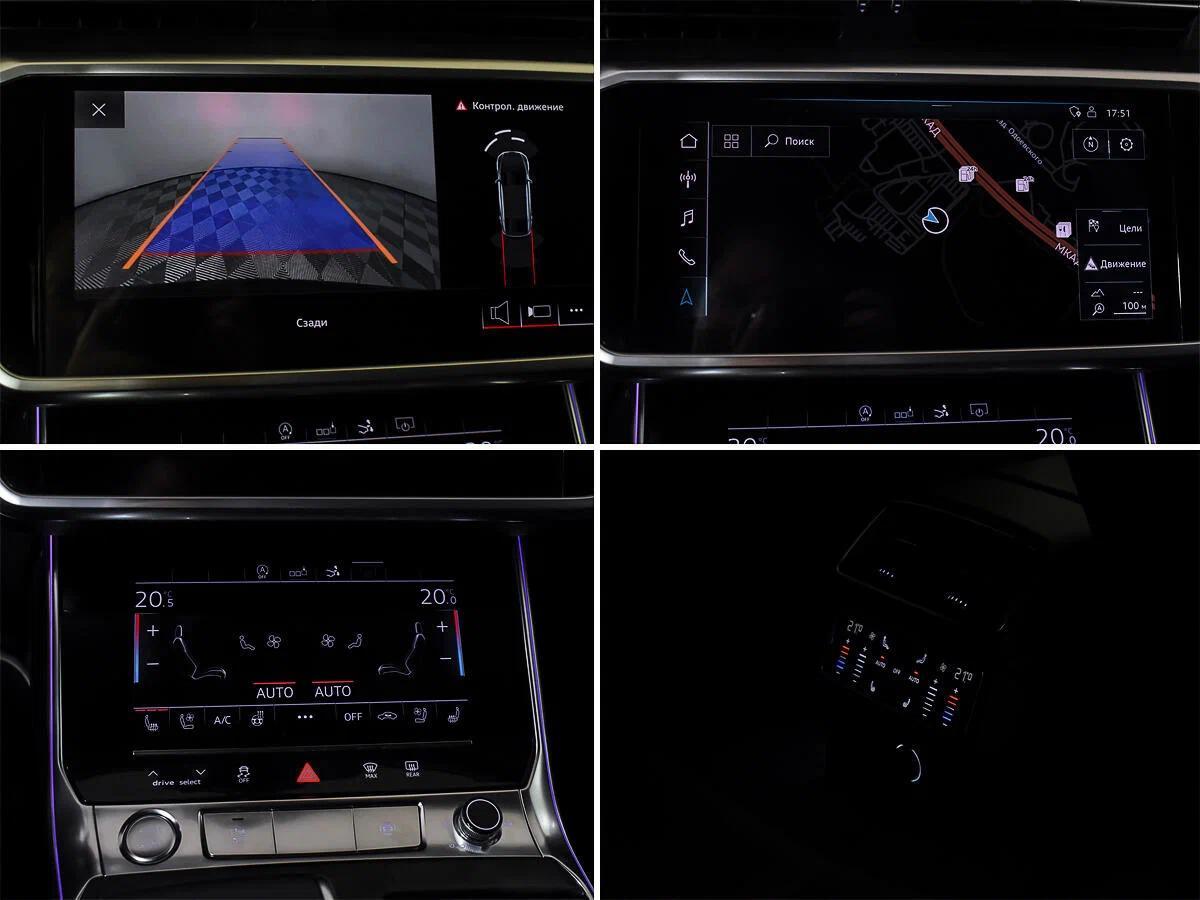 Audi A7 2020, черный