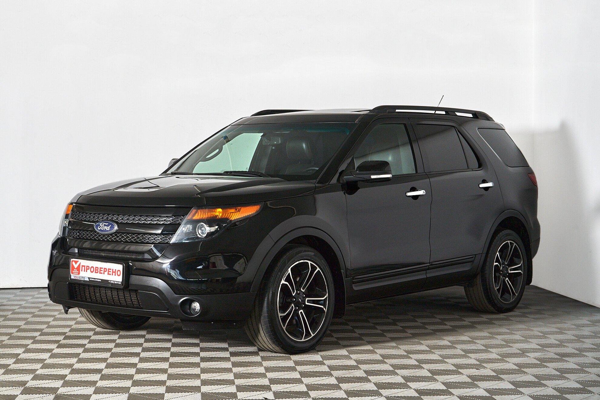 Ford Explorer 2014, черный