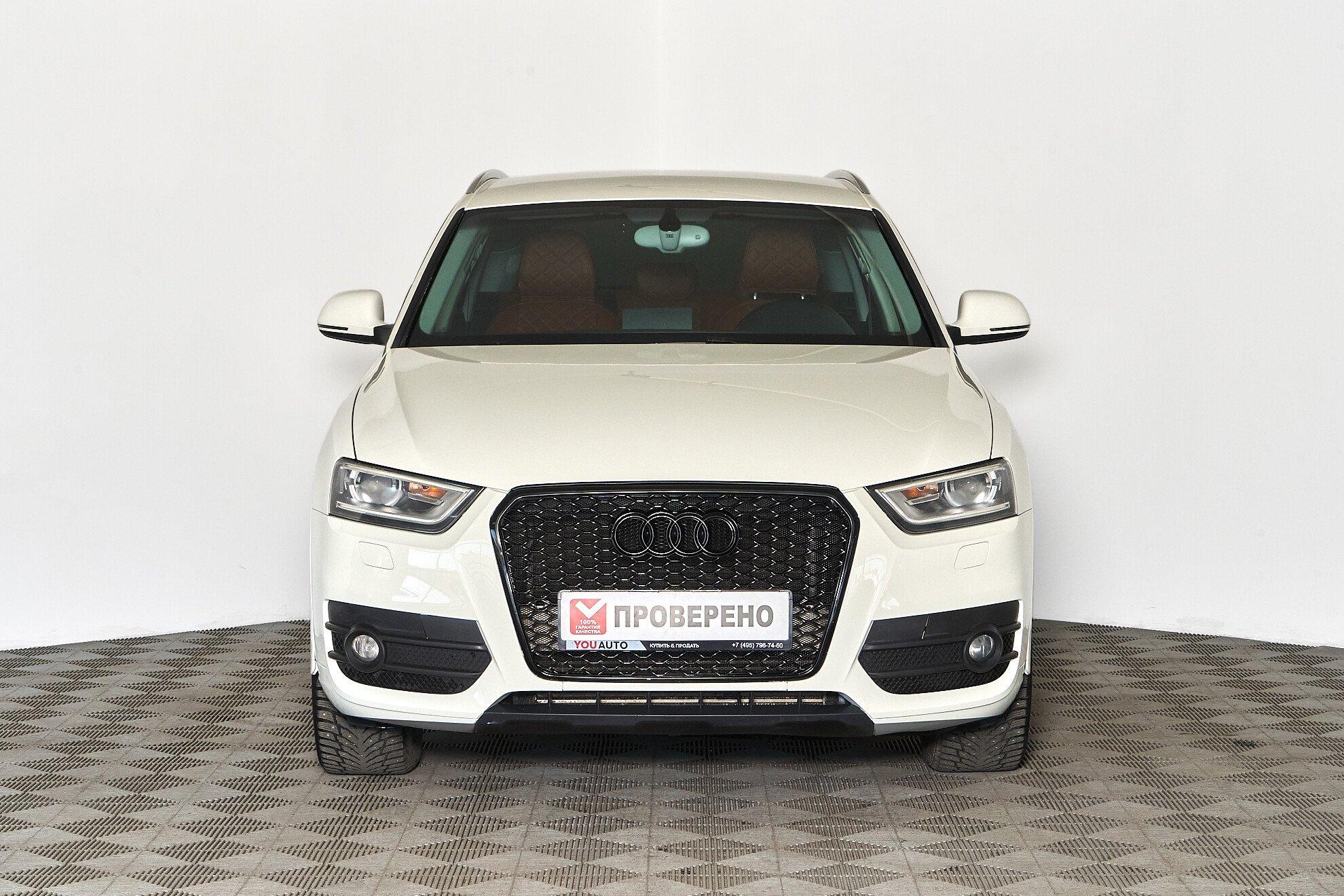 Audi Q3 2014, белый