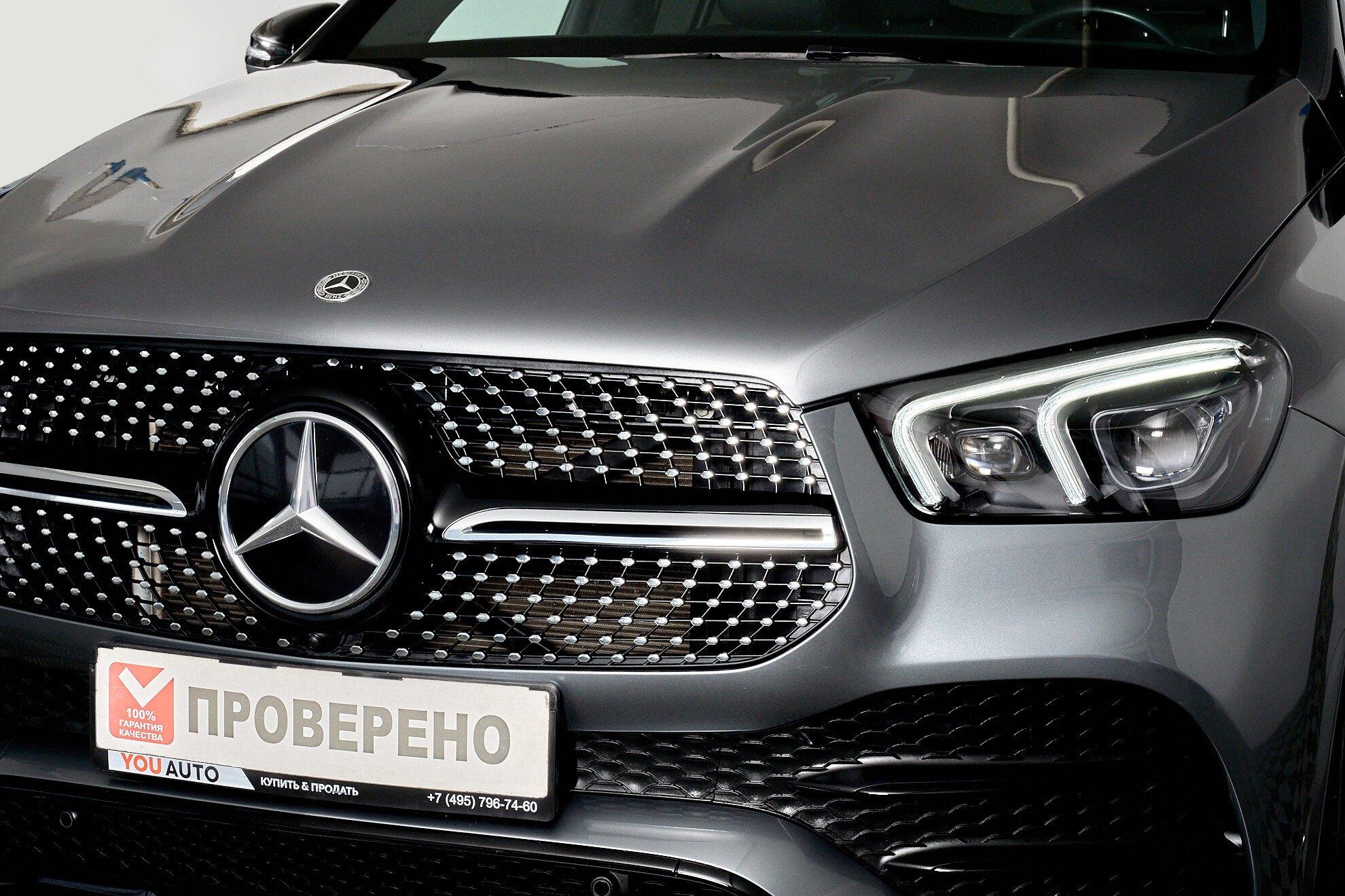 Mercedes-Benz GLE Coupe 2022, серый