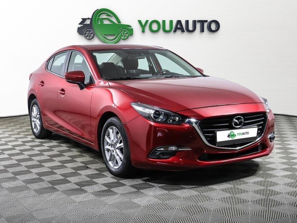Mazda 3 2018, красный