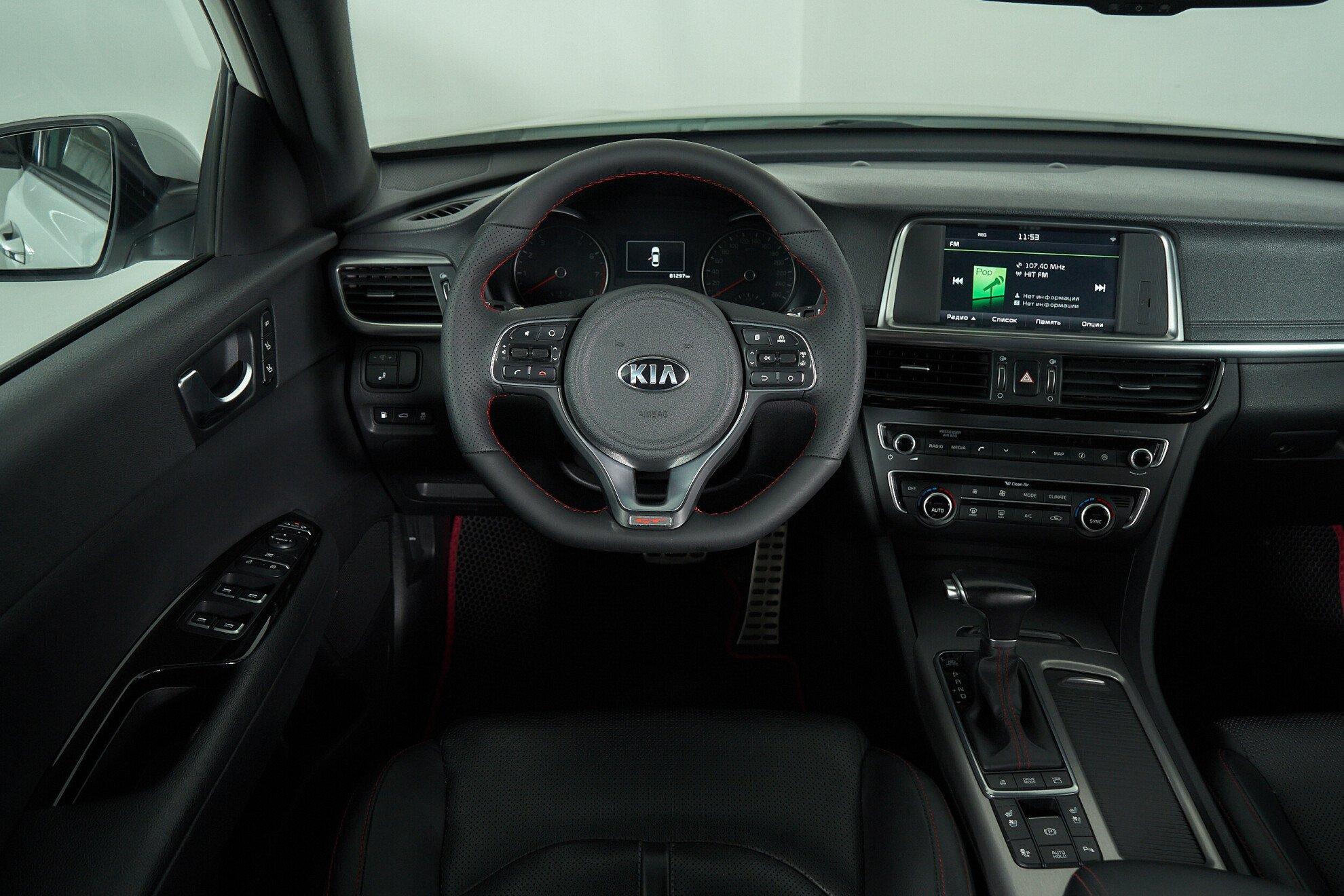 Kia Optima 2016, белый