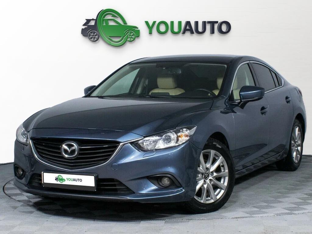 Mazda 6 2018, синий