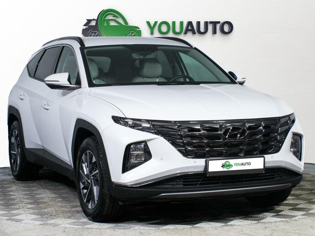 Hyundai Tucson 2021, белый