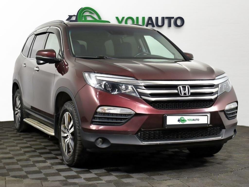 Honda Pilot 2017, красный