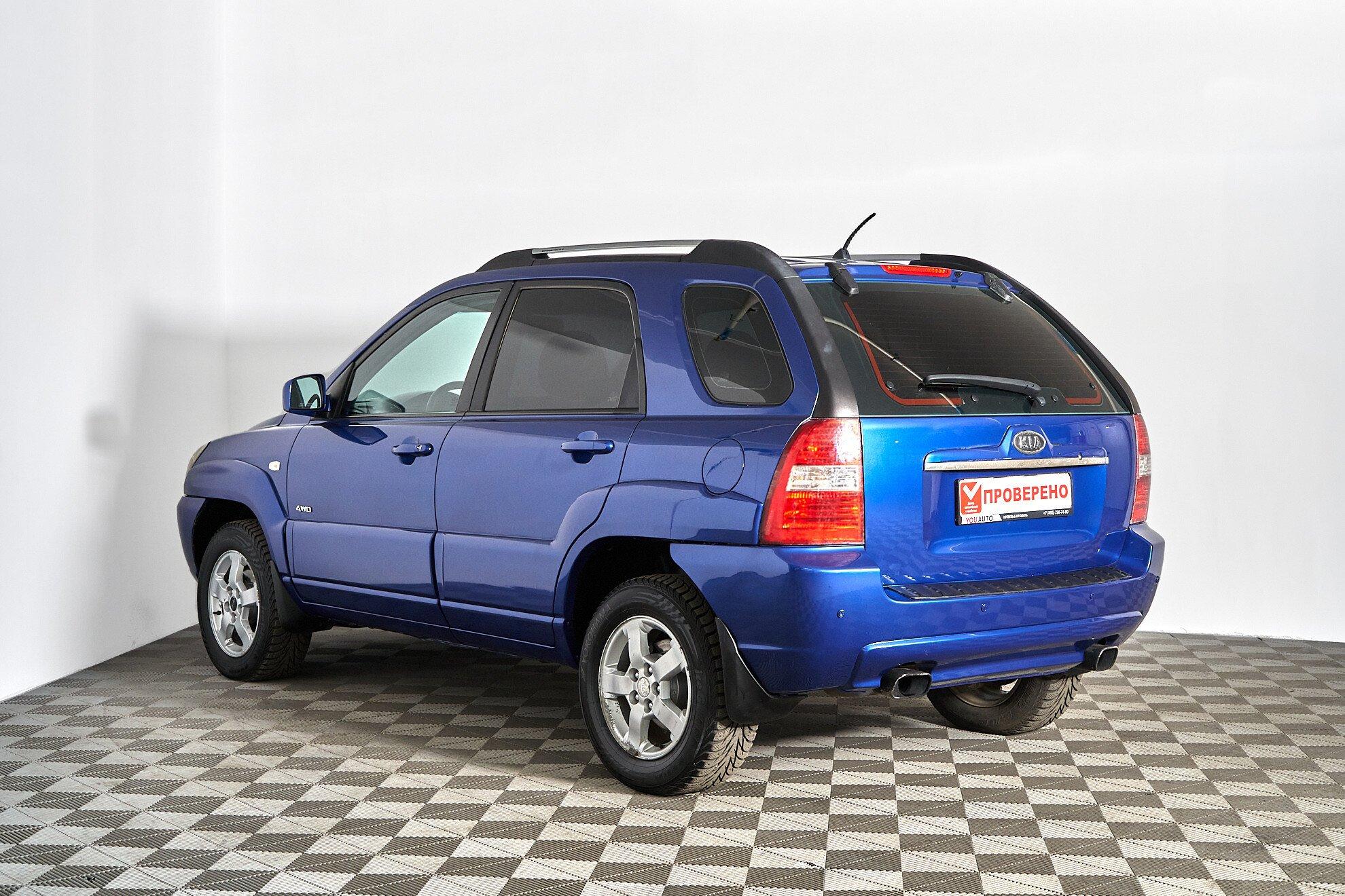 Kia Sportage 2008, синий