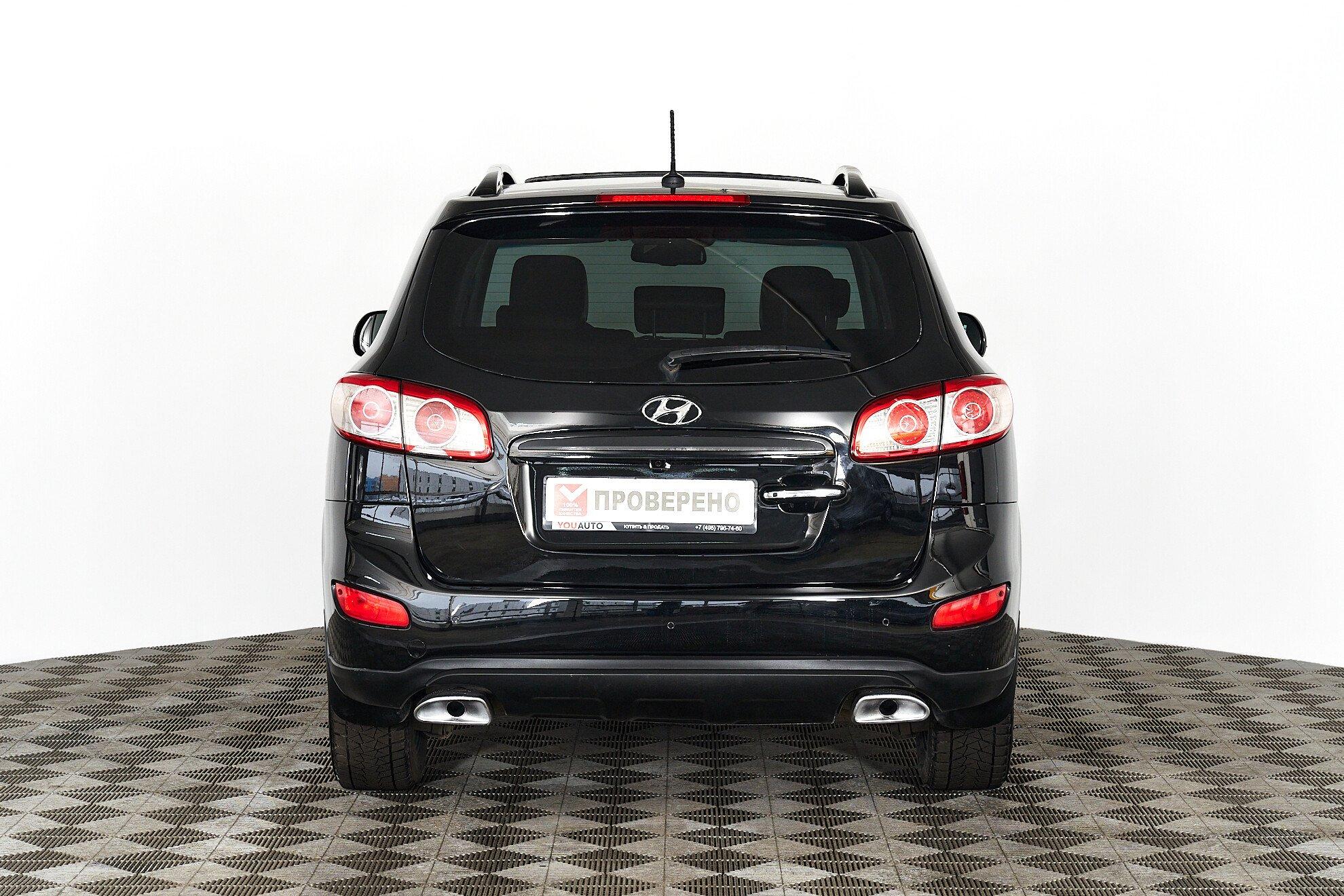 Hyundai Santa Fe 2011, черный