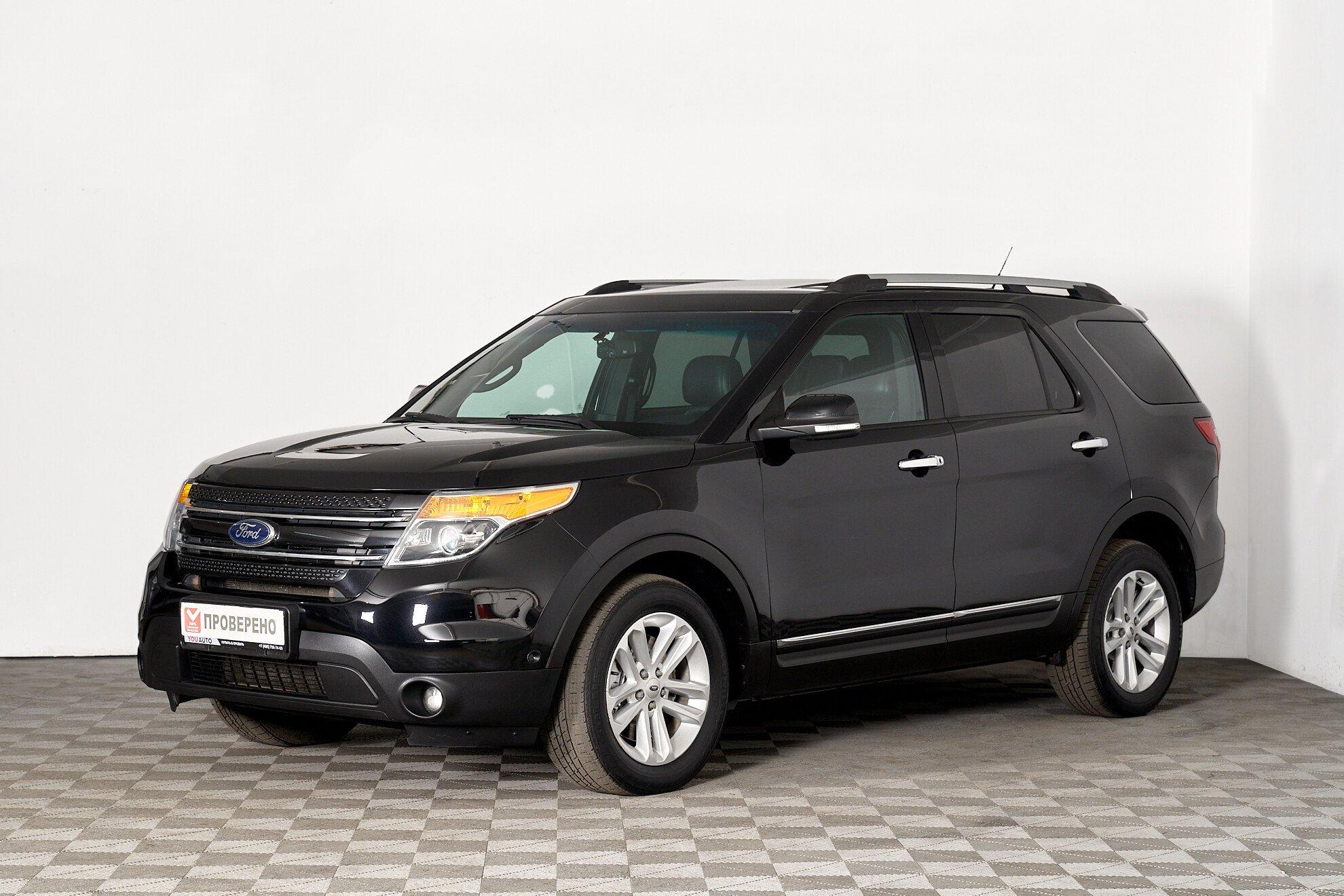 Ford Explorer 2014, черный