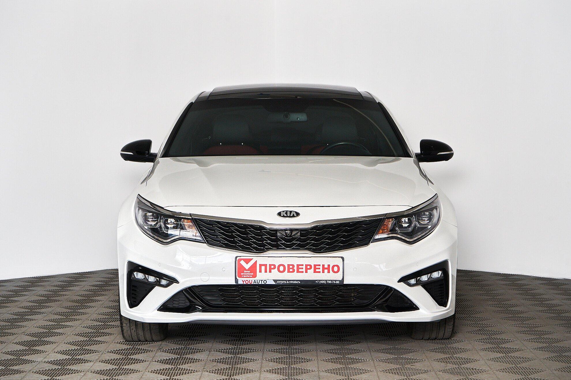 Kia Optima 2018, белый