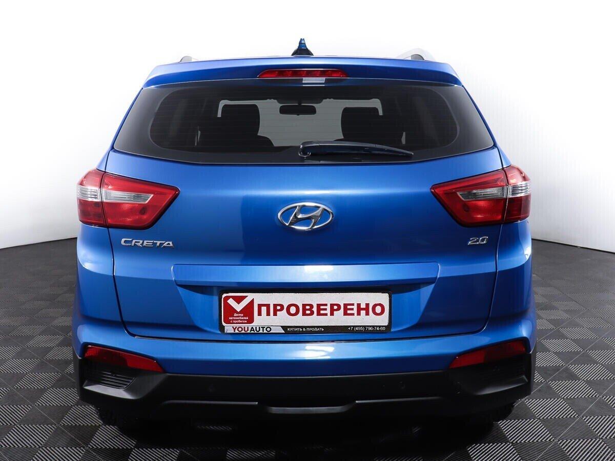 Hyundai Creta 2019, синий