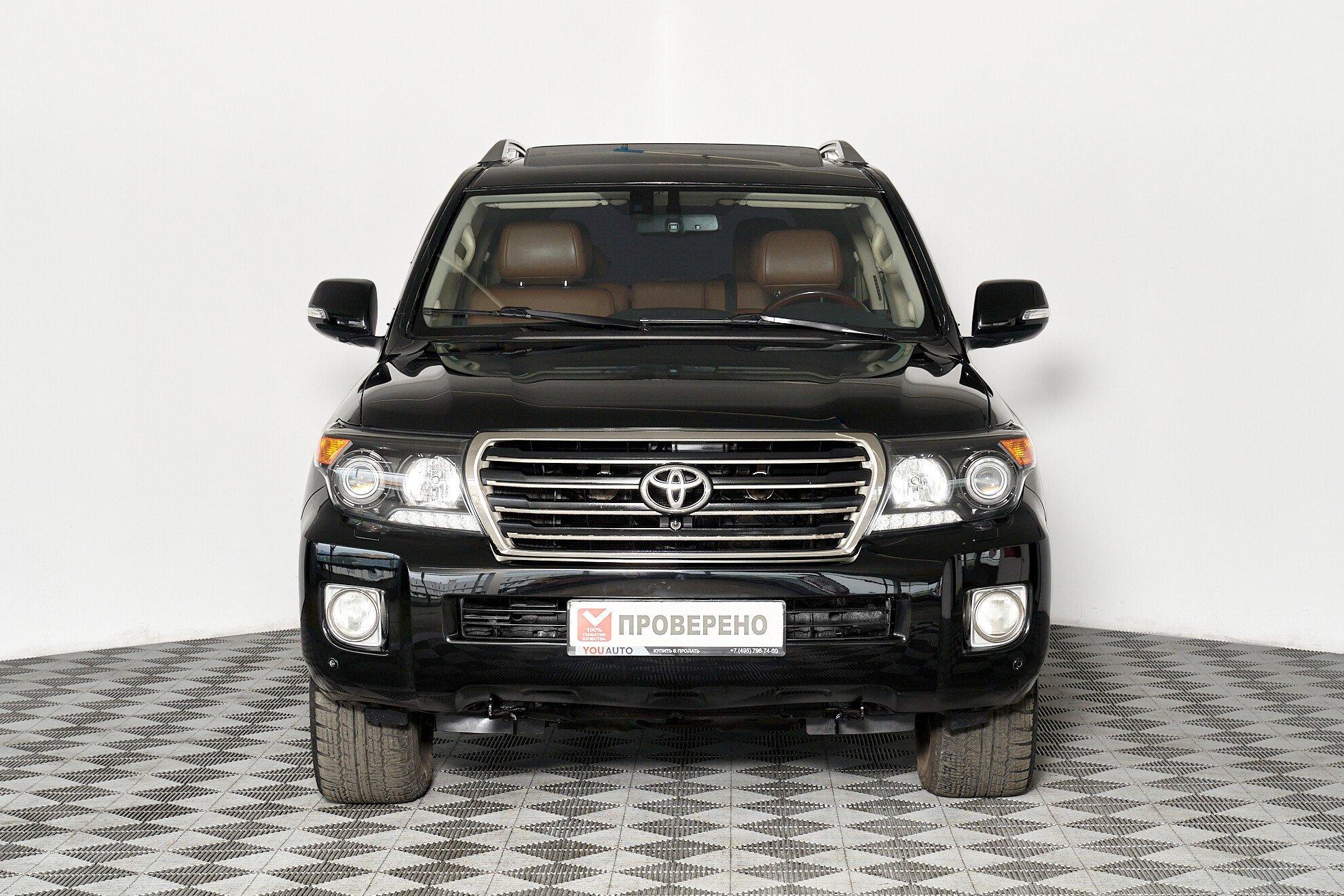 Toyota Land Cruiser 2014, черный