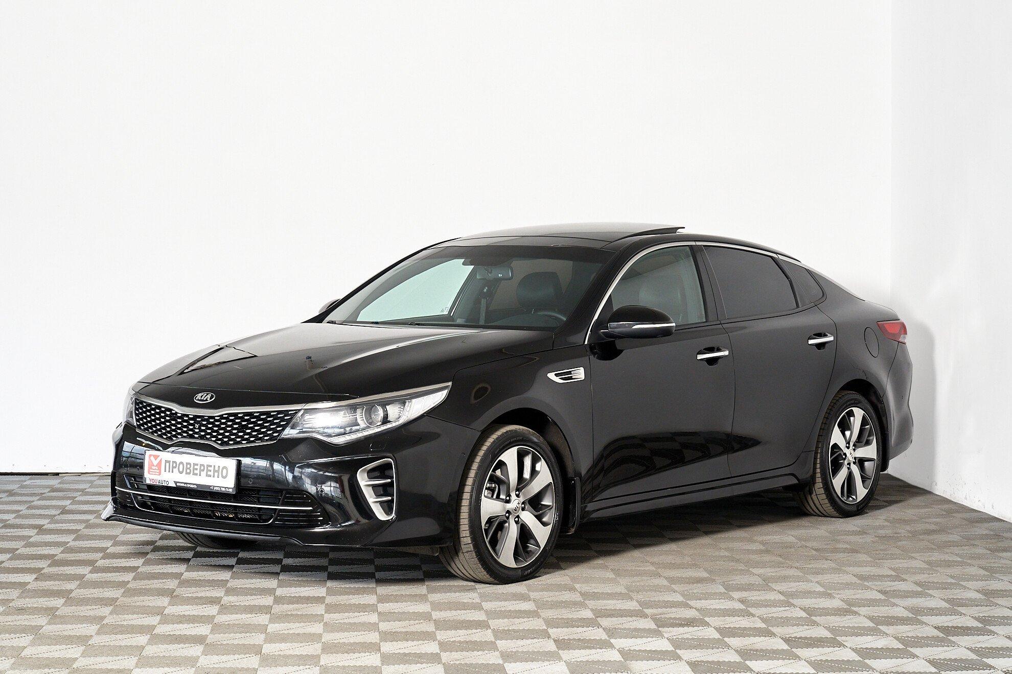 Kia Optima 2016, черный