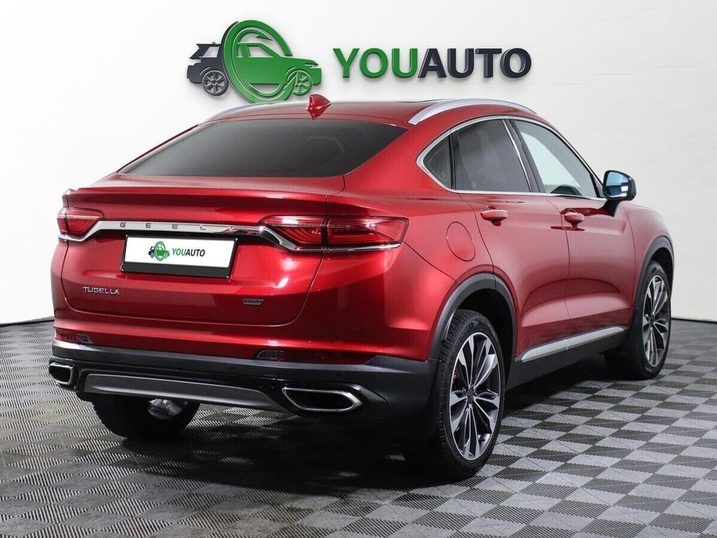 Geely Tugella 2020, красный