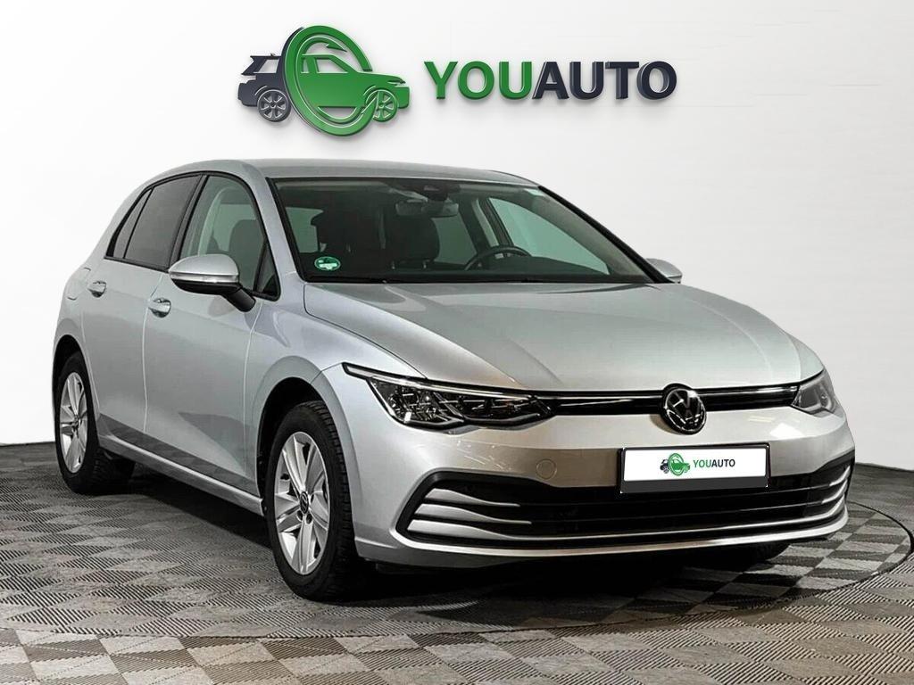 Volkswagen Golf 2020, серебряный