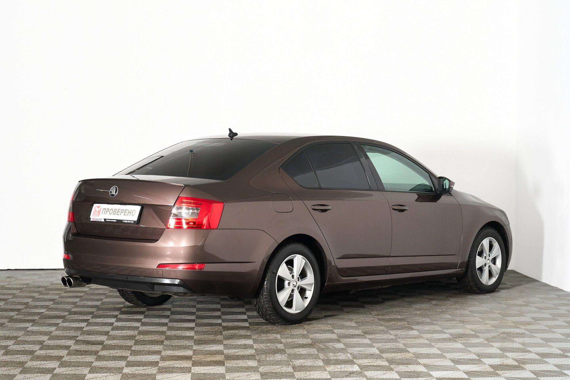 Skoda Octavia 2016, коричневый