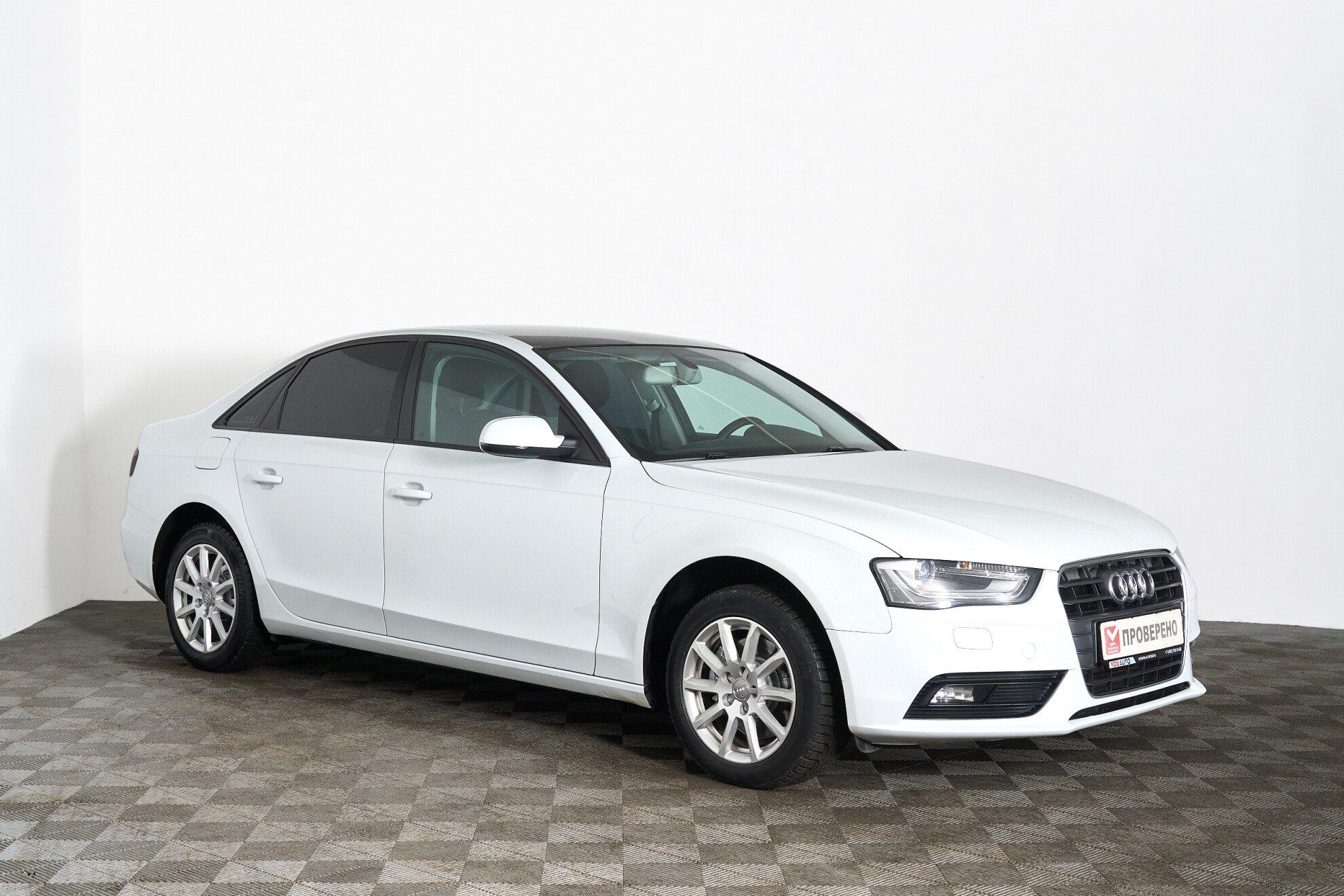 Audi A4 2013, белый