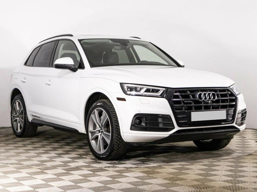 Audi Q5 2017, белый