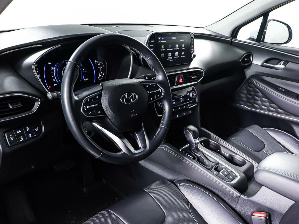 Hyundai Santa Fe 2020, серый