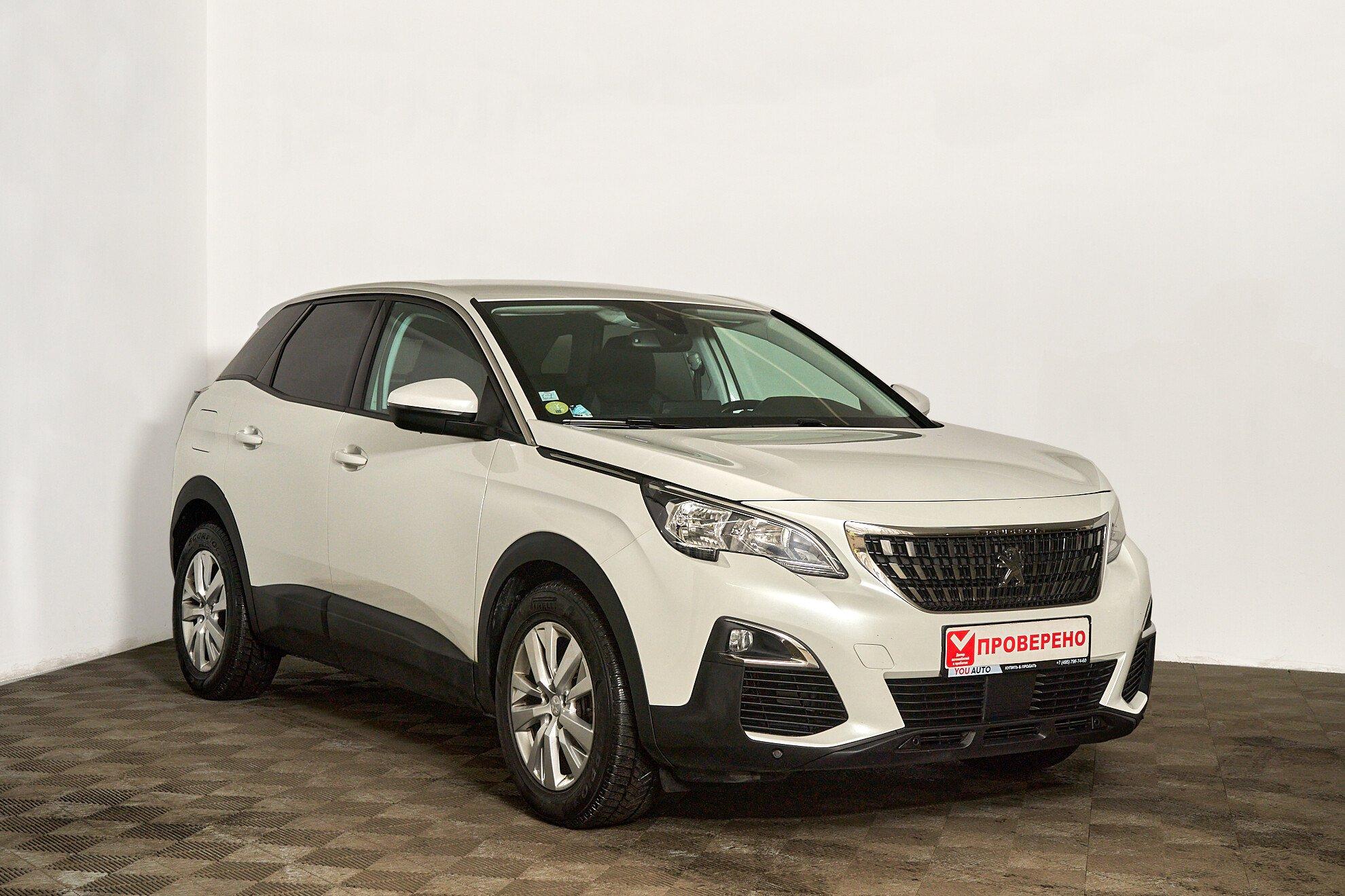 Peugeot 3008 2018, белый