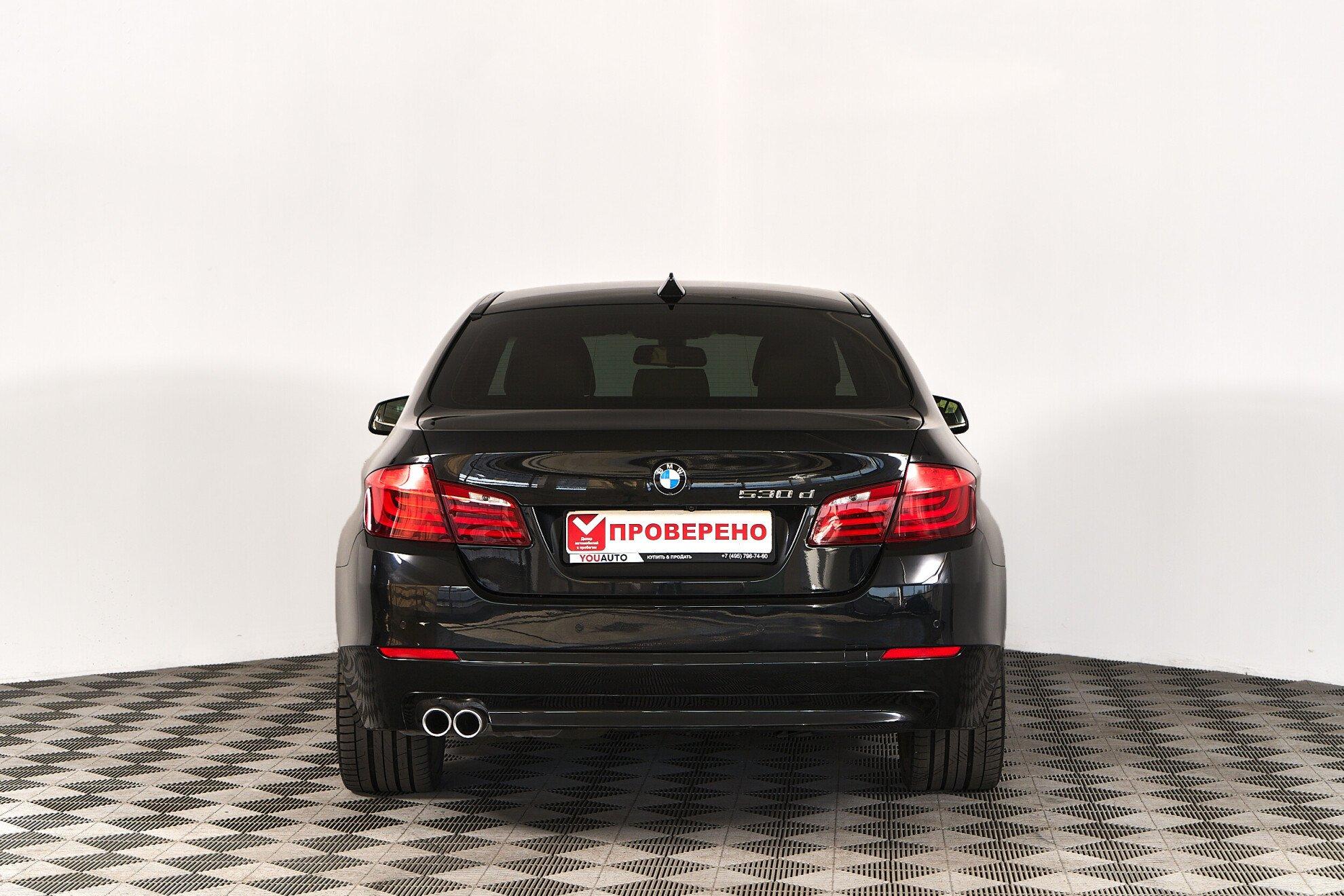 BMW 5 серии 2011, черный