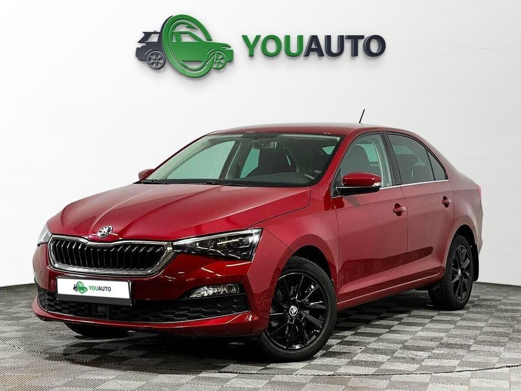 Skoda Rapid 2020, красный