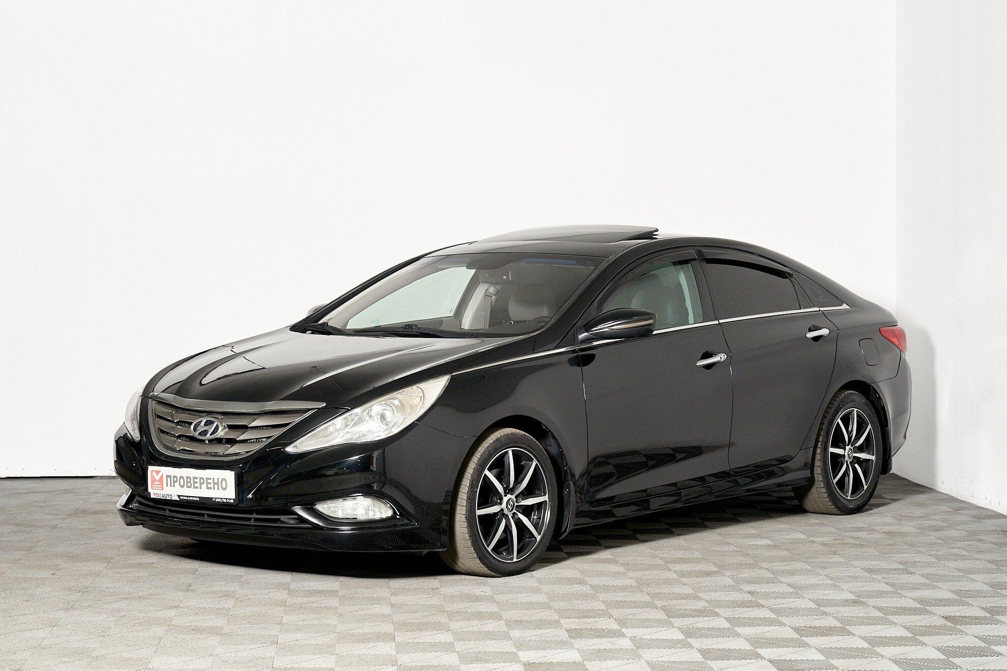 Hyundai Sonata 2011, черный