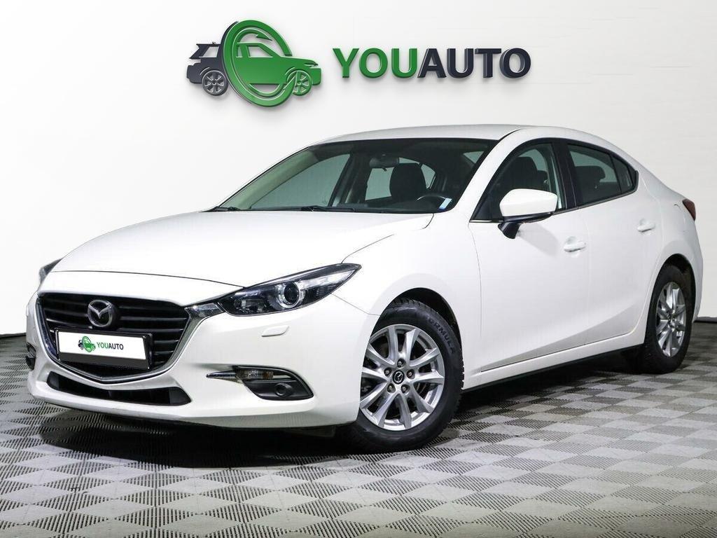 Mazda 3 2018, белый