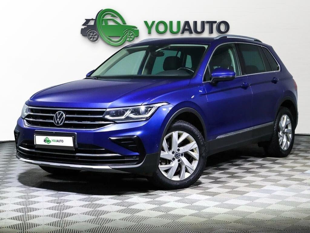 Volkswagen Tiguan 2021, синий