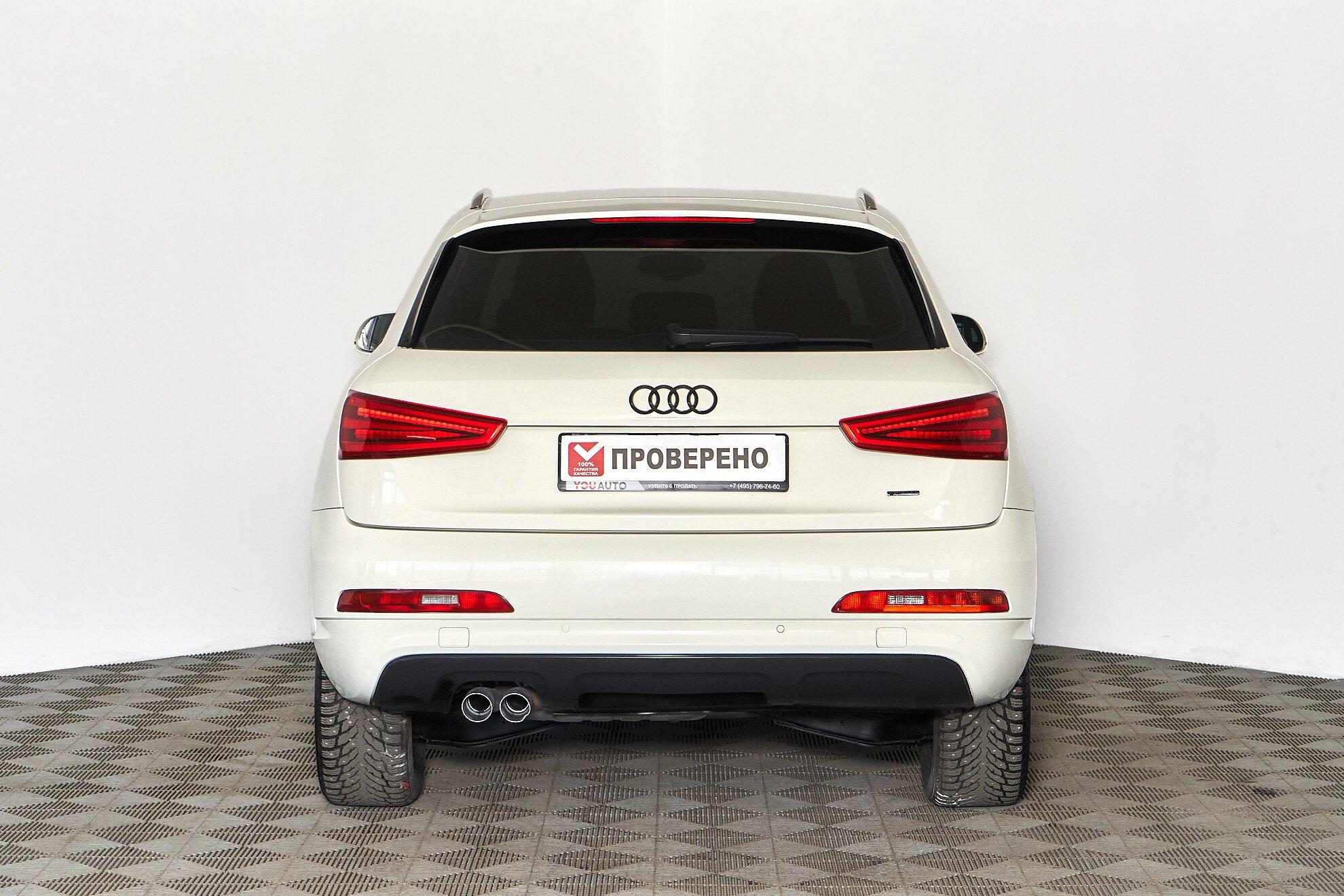 Audi Q3 2014, белый